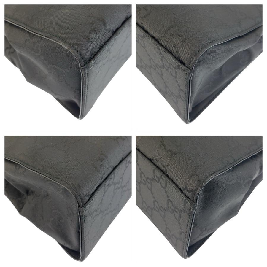 GUCCI（グッチ） 美品 バンブー GG柄 ブラック 黒 ナイロン 002 1016