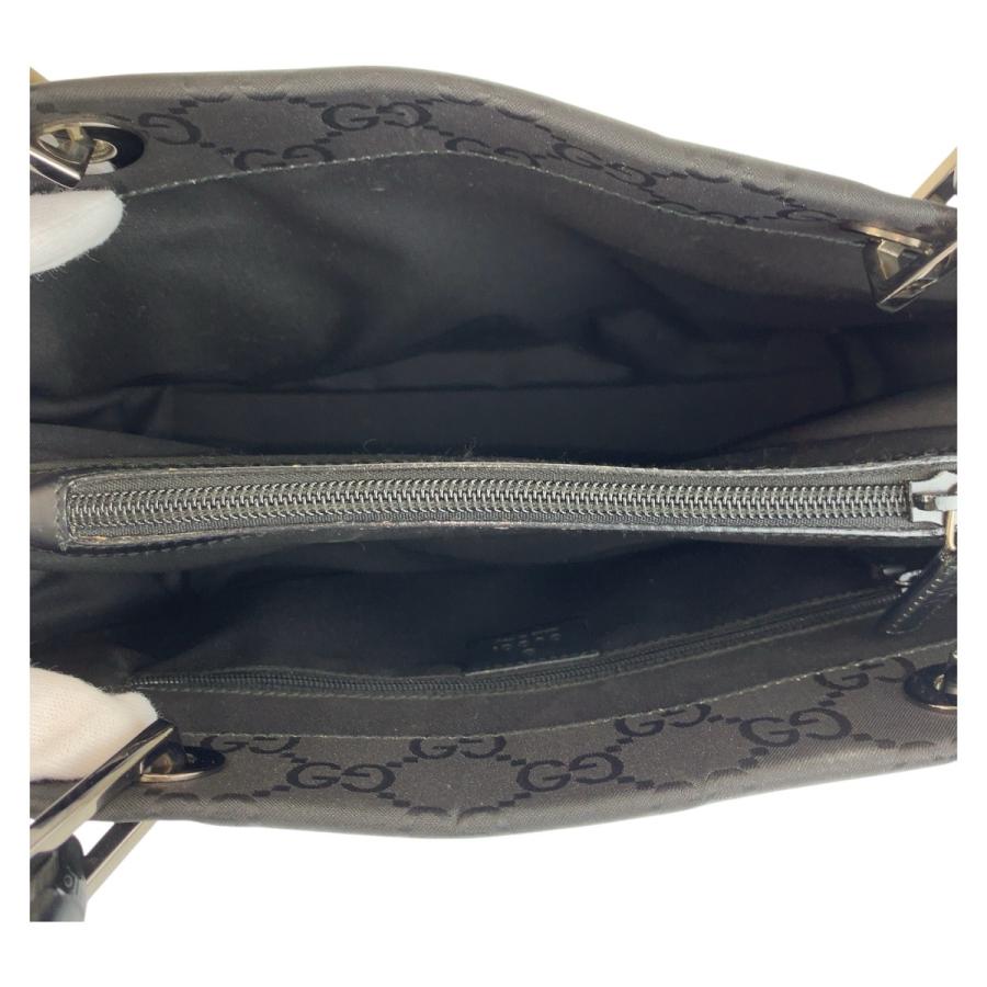 GUCCI（グッチ） 美品 バンブー GG柄 ブラック 黒 ナイロン 002 1016