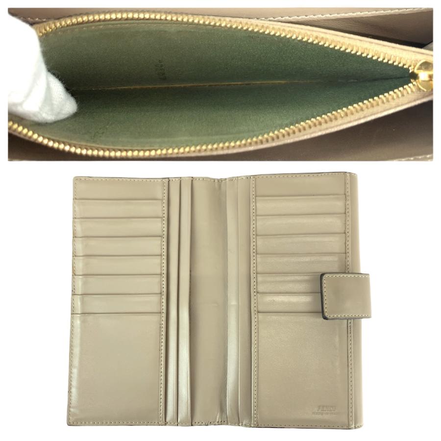 FENDI（フェンディ） 美品 ピーカブー ベージュ ゴールド金具 レザー