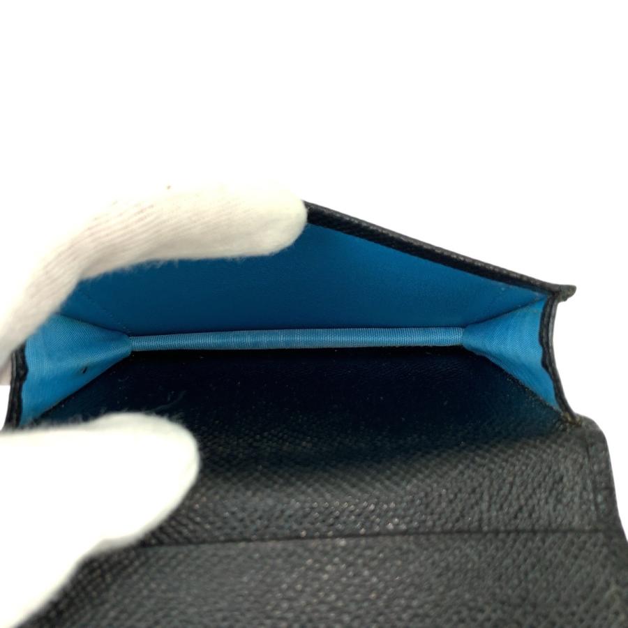 美品 BVLGARI ブルガリ ブラック 黒 シルバー金具 レザー 30400 カードケース パスケース 名刺入れ メンズ 600072 | BVLGARI | 08