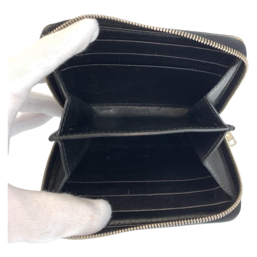 CELINE セリーヌ ブラック 黒 シルバー金具 レザー コインケース 小銭入れ メンズ 600075 | CELINE | 06