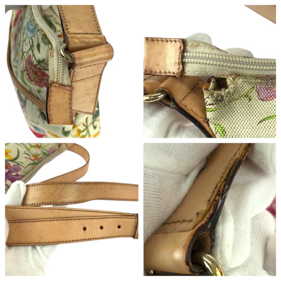 GUCCI グッチ フローラ マルチカラー ゴールド金具 キャンバス/レザー 145857 ショルダーバッグ レディース 600083