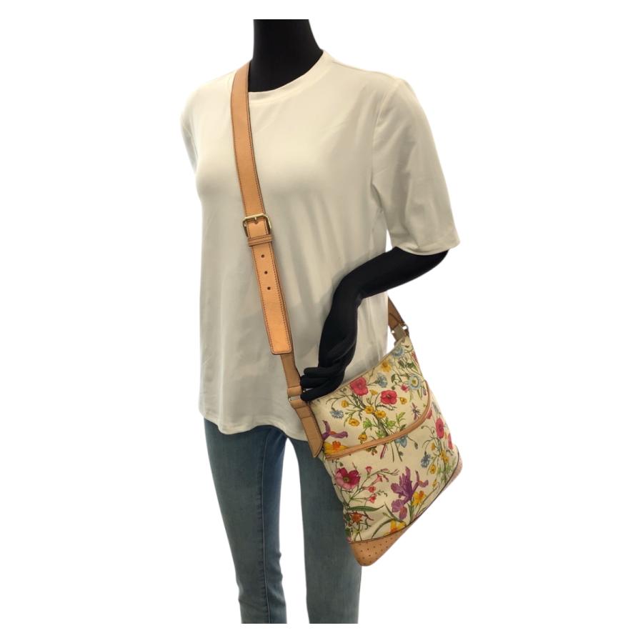 GUCCI グッチ フローラ マルチカラー ゴールド金具 キャンバス/レザー 145857 ショルダーバッグ レディース 600083