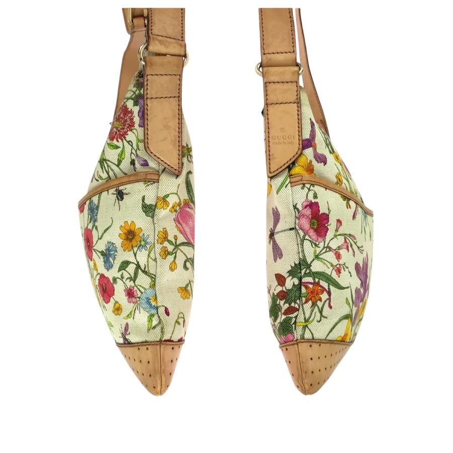 GUCCI グッチ フローラ マルチカラー ゴールド金具 キャンバス/レザー 145857 ショルダーバッグ レディース 600083