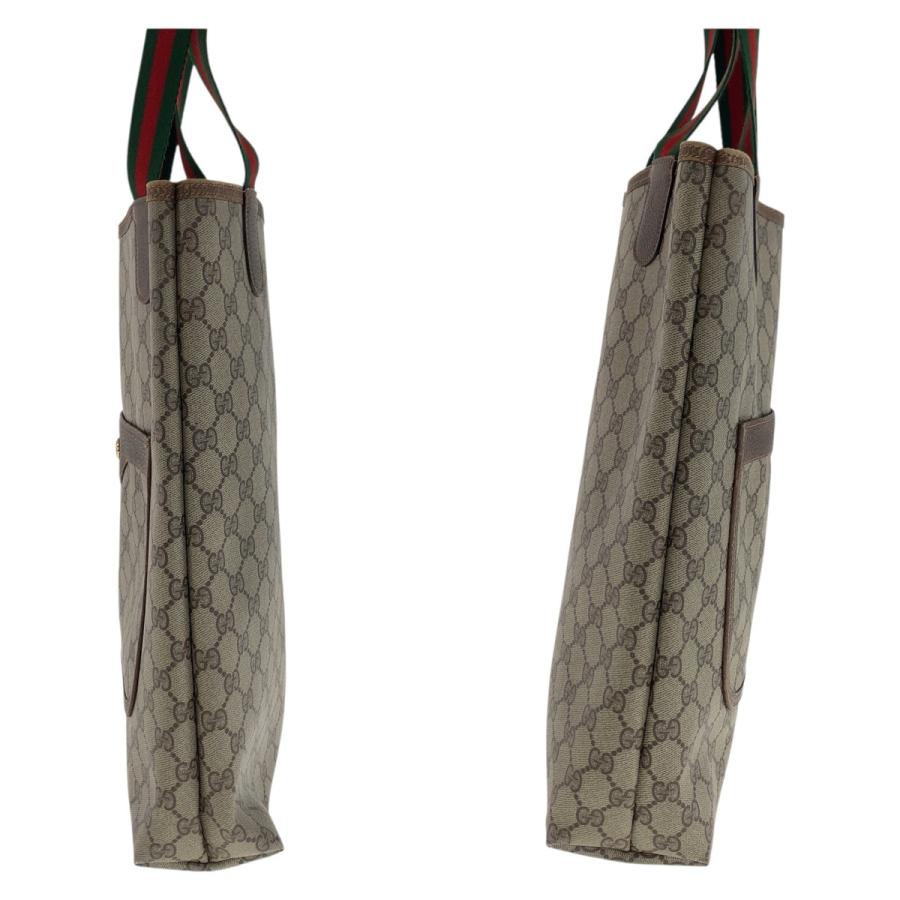 GUCCI グッチ オールドグッチ シェリーライン ベージュ ブラウン GGスプリームキャンバス/レザー 123 02 003 トートバッグ 600085 | GUCCI | 06