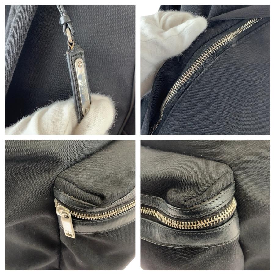 美品 SAINT LAURENT サンローラン シティ ブラック 黒 シルバー金具 キャンバス/レザー 534967 リュックサック バックパック メンズ 600096 |  | 04