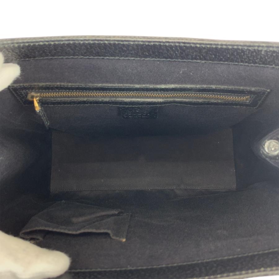 美品 GUCCI グッチ ブラック 黒 ゴールド金具 GGキャンバス/レザー 120895 トートバッグ ハンドバッグ レディース 600129 | GUCCI | 07