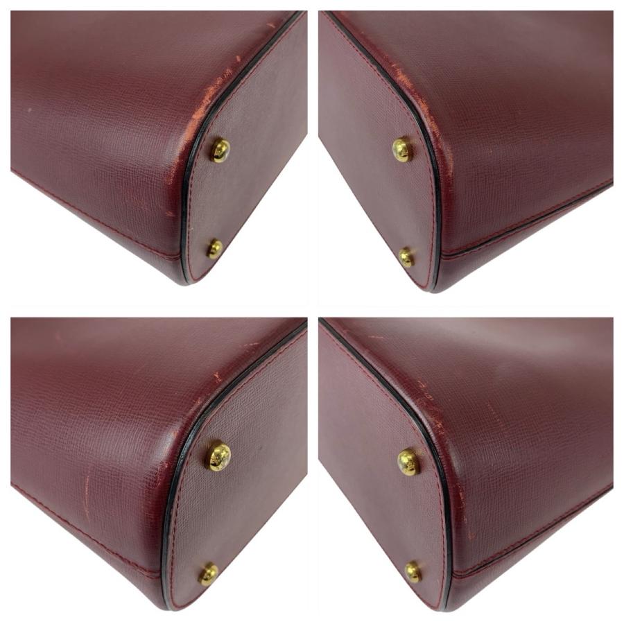 CARTIER カルティエ マストライン ボルドー ゴールド金具 レザー ハンドバッグ ショルダーバッグ レディース 600176 | Cartier | 03