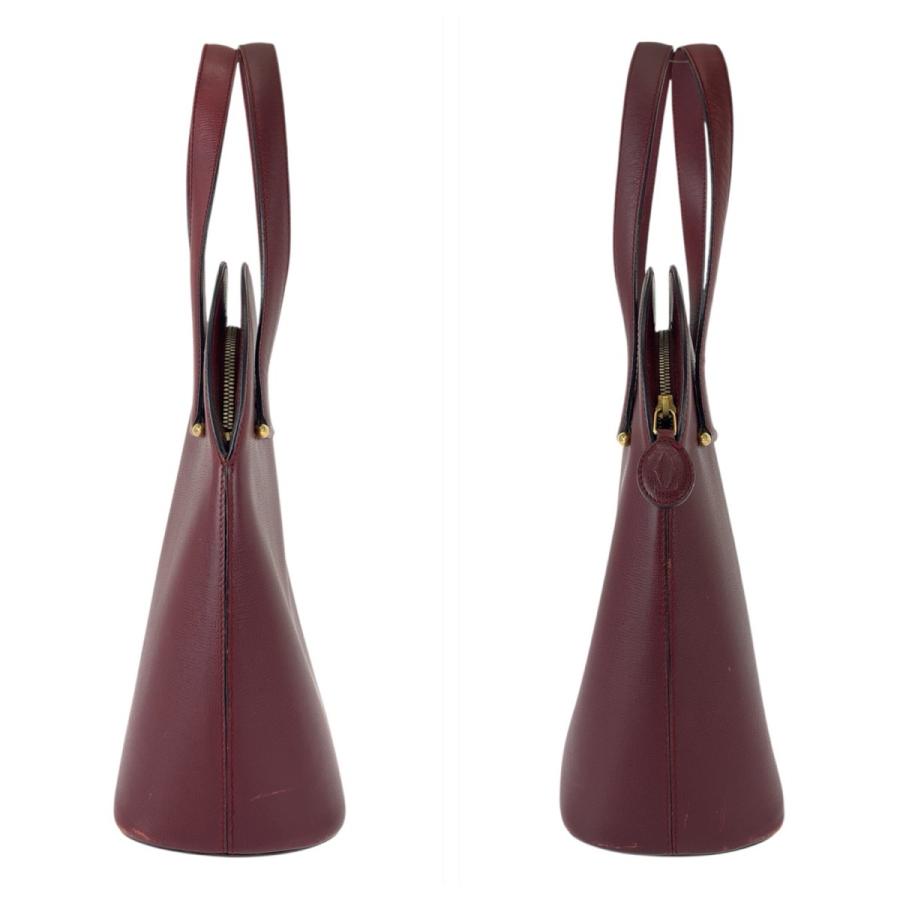 CARTIER カルティエ マストライン ボルドー ゴールド金具 レザー ハンドバッグ ショルダーバッグ レディース 600176 | Cartier | 06