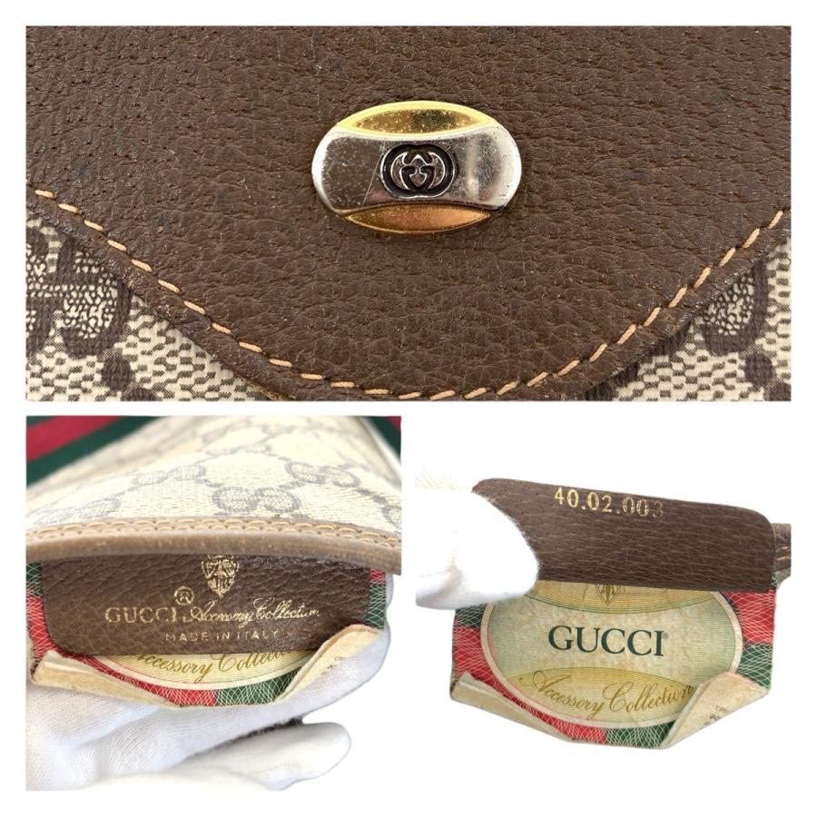 美品 GUCCI グッチ オールドグッチ シェリーライン ブラウン ベージュ GGスプリームキャンバス 40.02.003 トートバッグ 600186 | GUCCI | 03