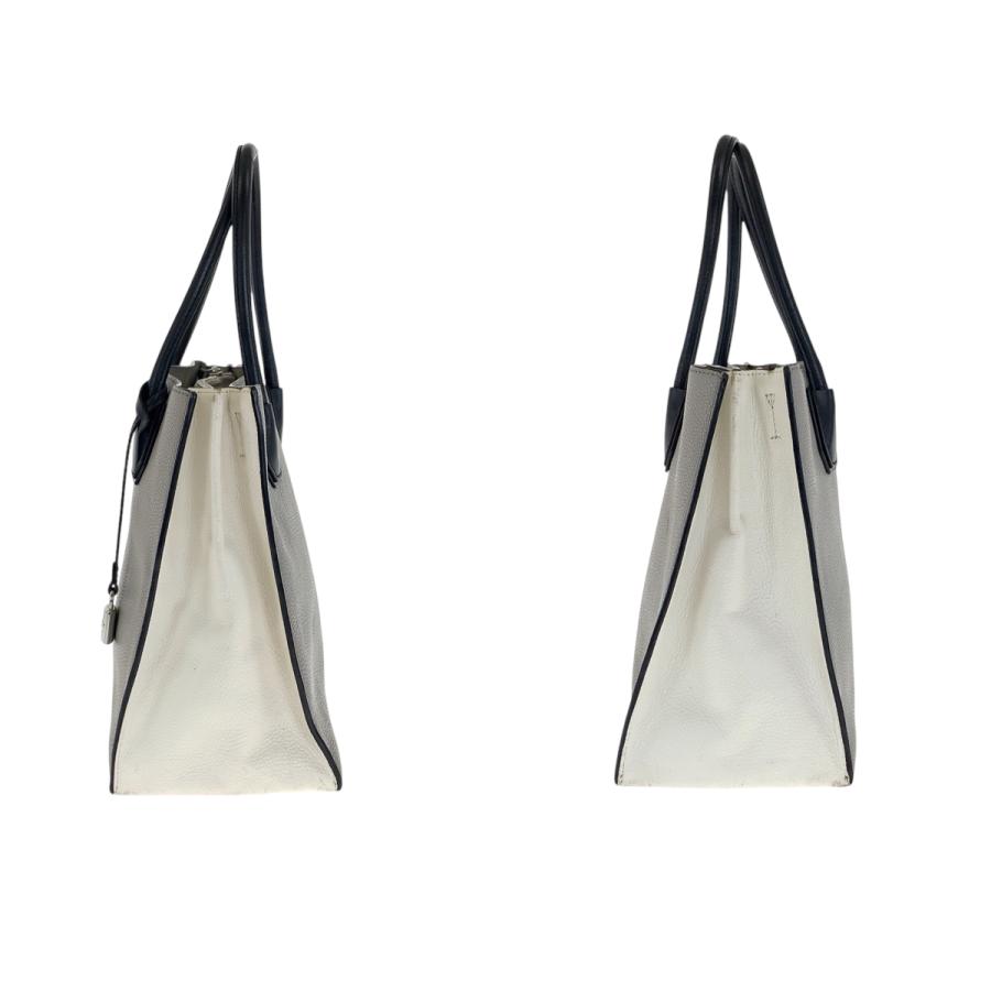 Michael Kors マイケルコース グレー ホワイト ブラック シルバー金具 レザー トートバッグ ハンドバッグ  レディース 600195 | MICHAEL KORS | 05