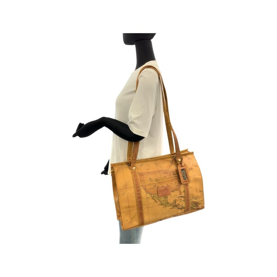 PRIMA CLASSE（プリマクラッセ） 地図柄 ブラウン キャメル ゴールド