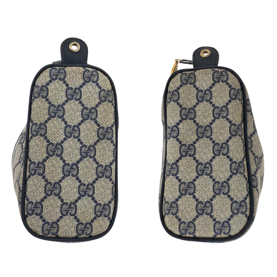 GUCCI グッチ ヴィンテージ シェリーライン グレー GGスプリームキャンバス 41 02 017 クラッチバッグ セカンドバッグ メンズ 600225