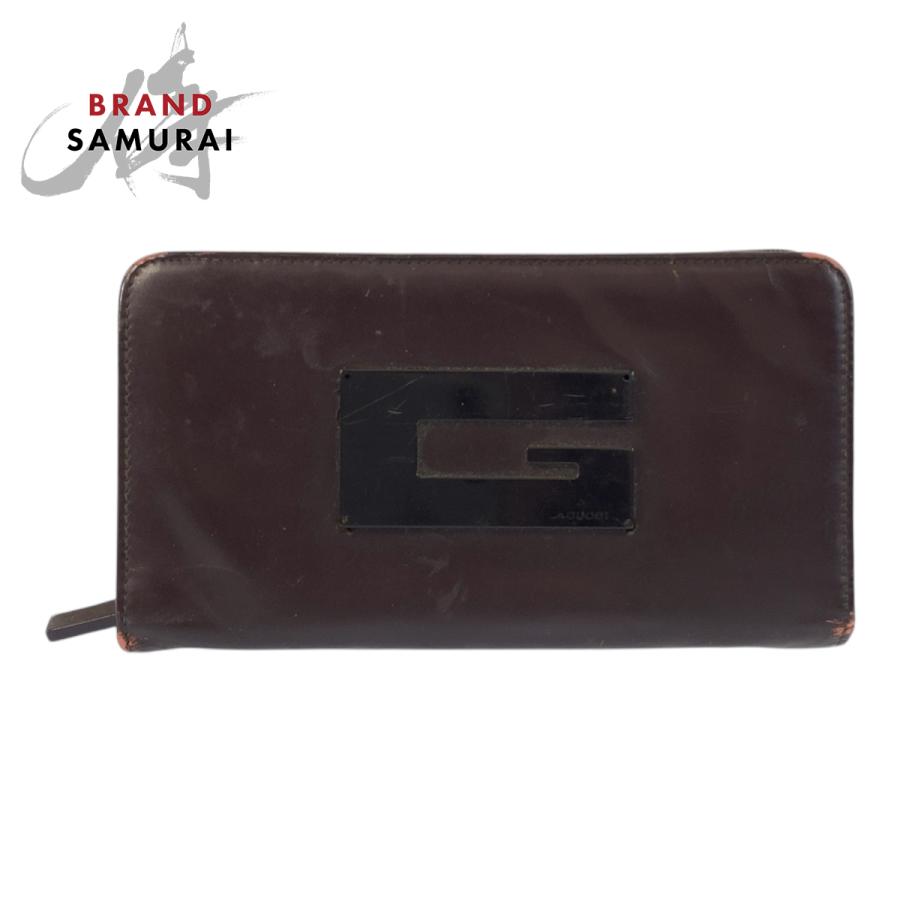 GUCCI グッチ Gロゴ パープル  レザー 035 0416 1978 長財布 ロングウォレット レディース 600238 | GUCCI
