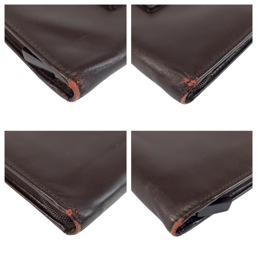 GUCCI グッチ Gロゴ パープル  レザー 035 0416 1978 長財布 ロングウォレット レディース 600238 | GUCCI | 03