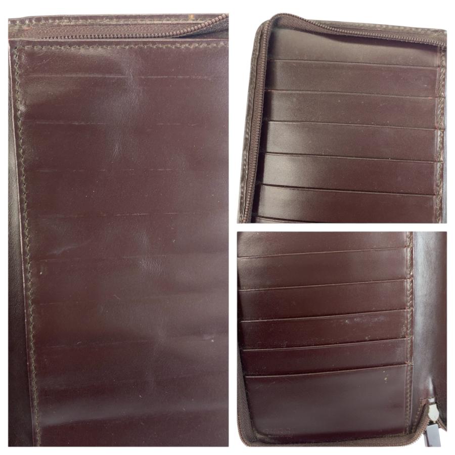 GUCCI グッチ Gロゴ パープル  レザー 035 0416 1978 長財布 ロングウォレット レディース 600238 | GUCCI | 06