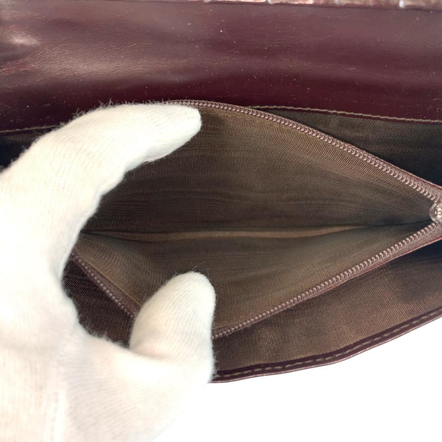 GUCCI グッチ Gロゴ パープル  レザー 035 0416 1978 長財布 ロングウォレット レディース 600238 | GUCCI | 08