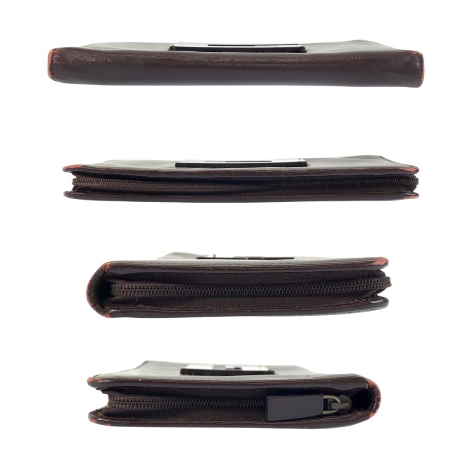 GUCCI グッチ Gロゴ パープル  レザー 035 0416 1978 長財布 ロングウォレット レディース 600238 | GUCCI | 09