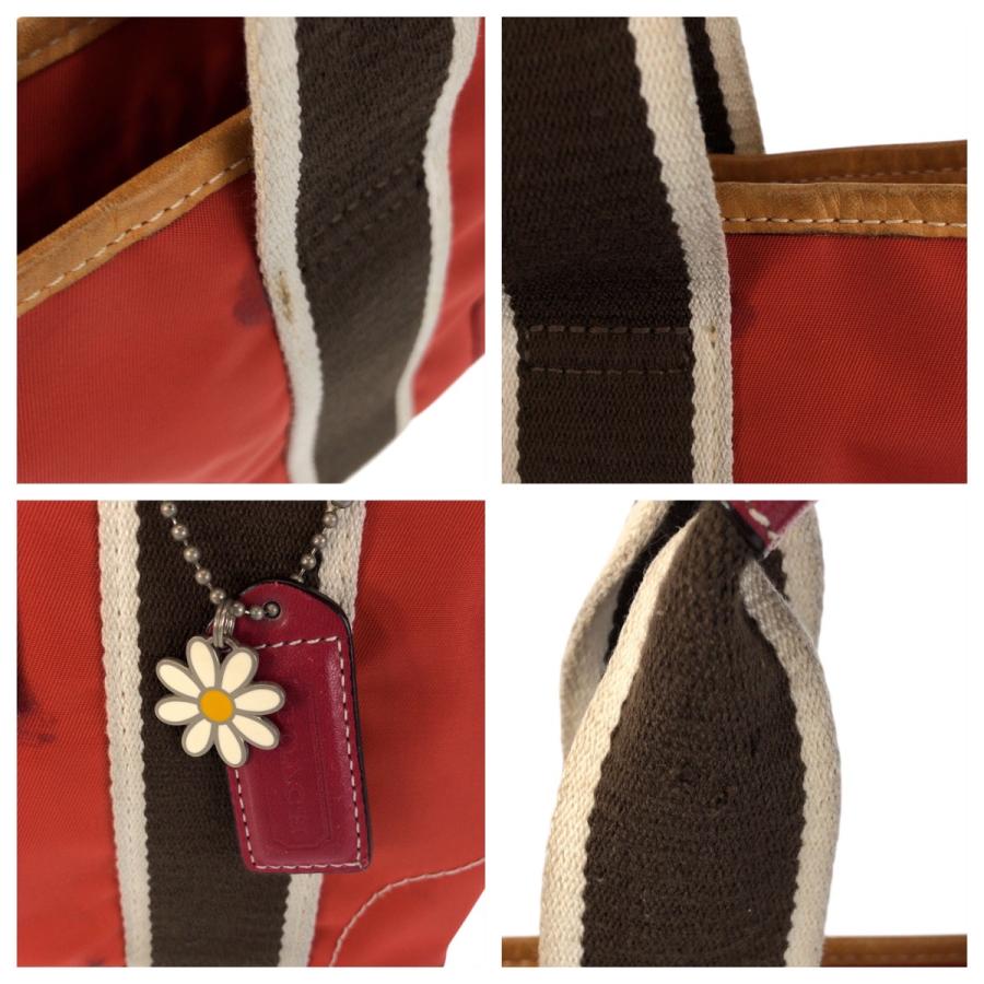 COACH コーチ ハンプトンズ ウィークエンド ミニ トート オレンジ ブラウン 6260 ハンドバッグ トートバッグ レディース 600307 | COACH | 03