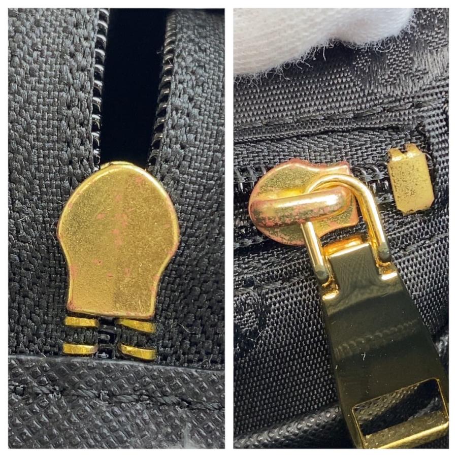 美品 Tory Burch トリーバーチ ブラック 黒 ゴールド金具 レザー トートバッグ ハンドバッグ  レディース 600404 | TORY BURCH | 05