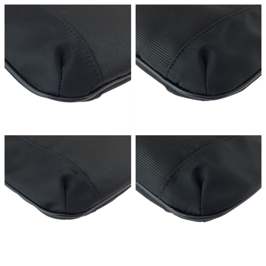 美品 Salvatore Ferragamo サルヴァトーレフェラガモ ヴァラ リボン ブラック 黒 ナイロン/レザー ショルダーバッグ ポシェット 600445 |  | 02