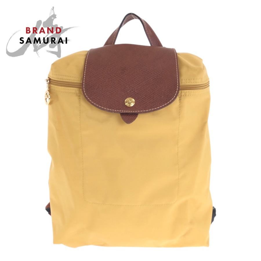 LONGCHAMP（ロンシャン） ル・プリアージュ イエロー ブラウン 