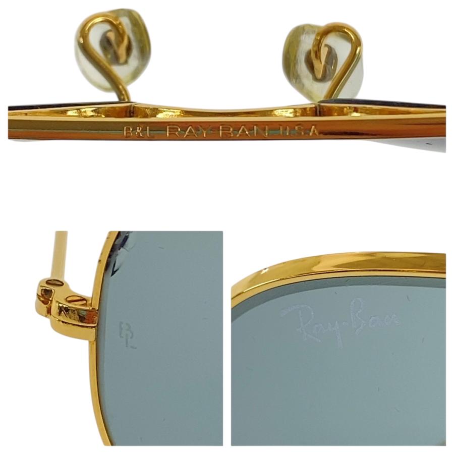 美品 Ray-Ban レイバン ヴィンテージ ボシュロム アビエーター ゴールド メタル 58□14 サングラス 男女兼用 メンズ 600464 | Ray-Ban | 04