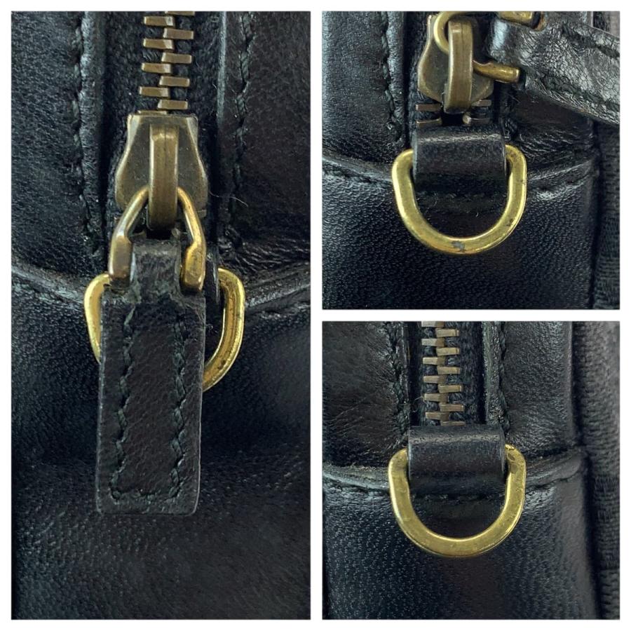 美品 GUCCI グッチ ブラック 黒 ゴールド金具 GGキャンバス/レザー 90666 ショルダーバッグ ミニショルダーバック ポシェット 600481 | GUCCI | 05