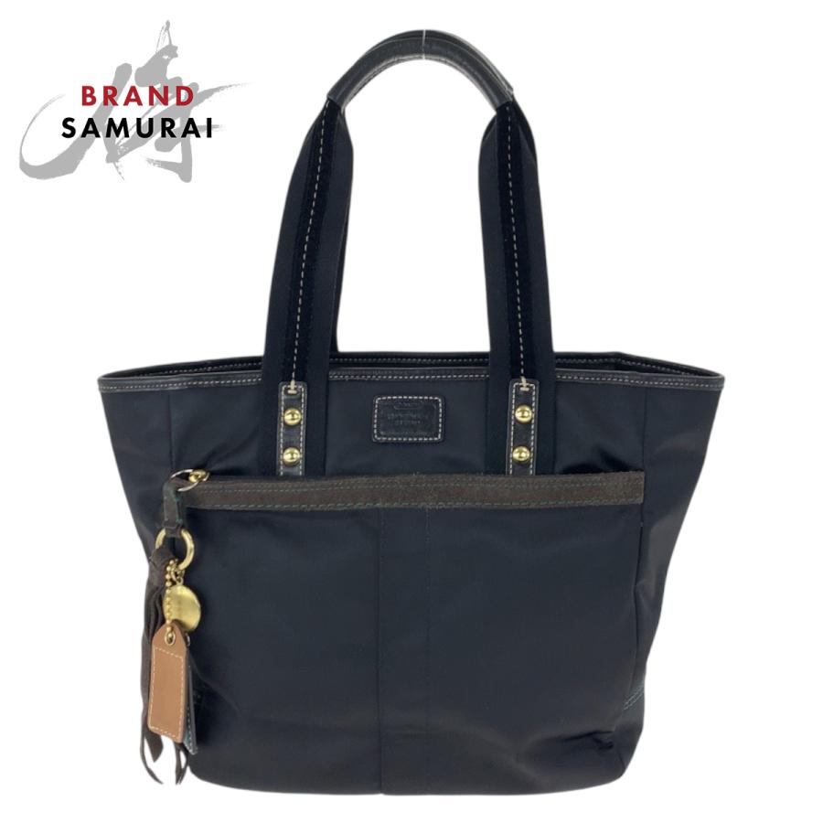 コーチ　ハンプトンズサッチェル　トートバッグ COACH（コーチ） 美品 ハンプトンズウィークエンド ブラック 黒