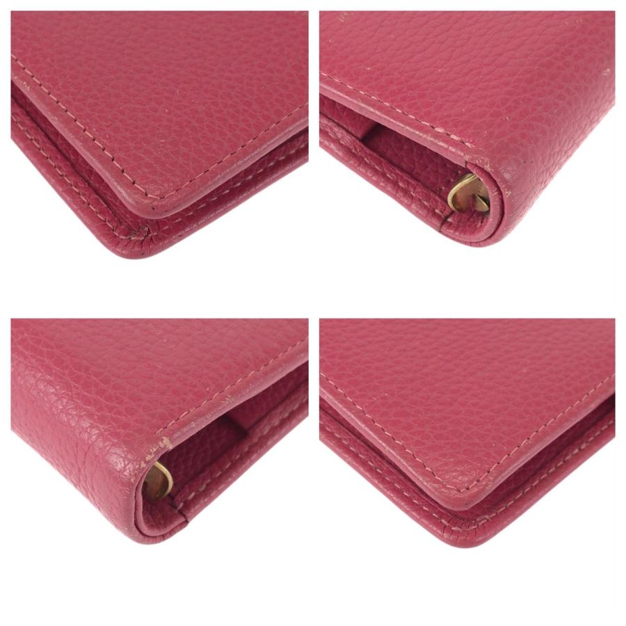 Longchamp ロンシャン ピンク レザー 手帳カバー 男女兼用 600515 | LONGCHAMP | 03