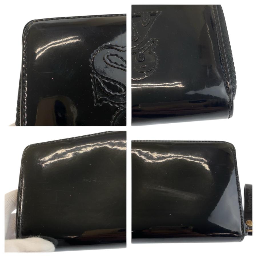 美品 SEE BY CHLOE シーバイクロエ ブラック 黒 エナメル 長財布 ロングウォレット レディース 600529 | SEE BY CHLOE | 07