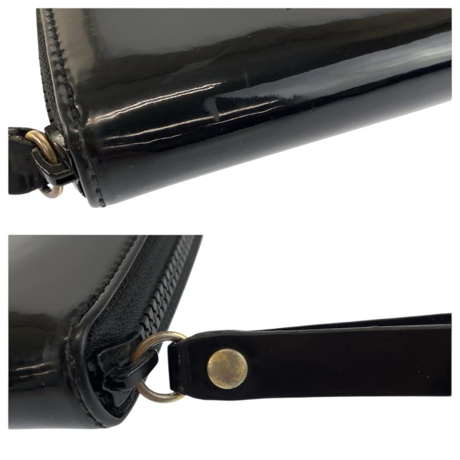 美品 SEE BY CHLOE シーバイクロエ ブラック 黒 エナメル 長財布 ロングウォレット レディース 600529 | SEE BY CHLOE | 08
