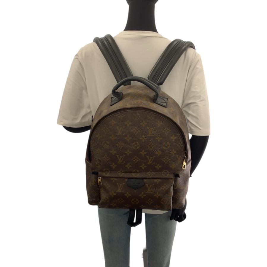 LOUIS VUITTON ルイヴィトン モノグラム パームスプリングス MM ブラウン ブラック ゴールド金具 PVC M44874 リュック・デイパック 600536_6