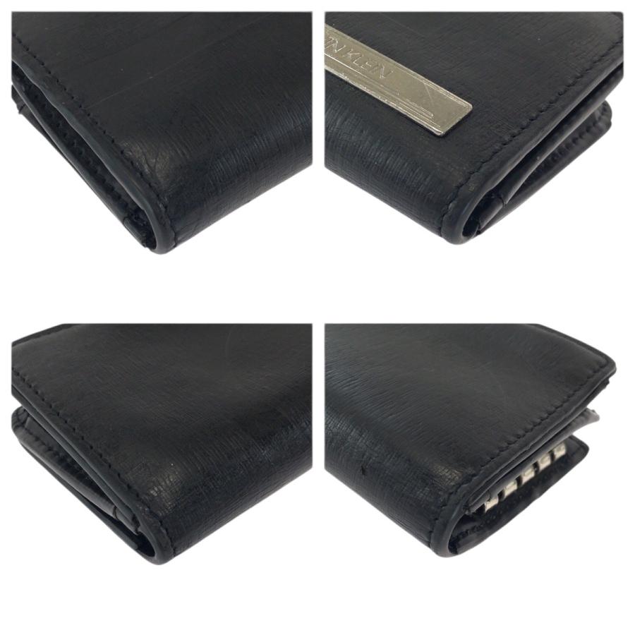 Calvin Klein カルバンクライン CK 4連 ブラック 黒 シルバー金具 レザー キーケース メンズ 600558 |  | 02