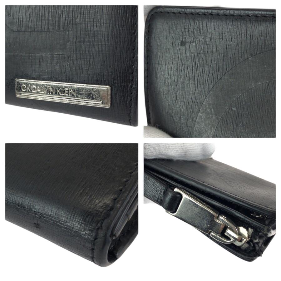 Calvin Klein カルバンクライン CK 4連 ブラック 黒 シルバー金具 レザー キーケース メンズ 600558 |  | 05