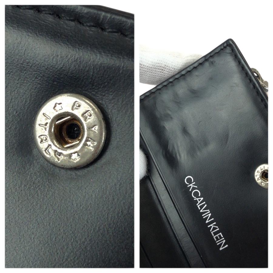 Calvin Klein カルバンクライン CK 4連 ブラック 黒 シルバー金具 レザー キーケース メンズ 600558 |  | 06