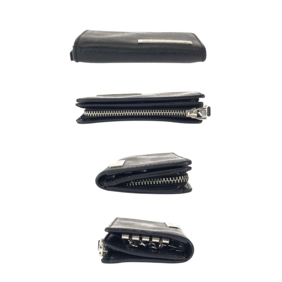 Calvin Klein カルバンクライン CK 4連 ブラック 黒 シルバー金具 レザー キーケース メンズ 600558 |  | 09