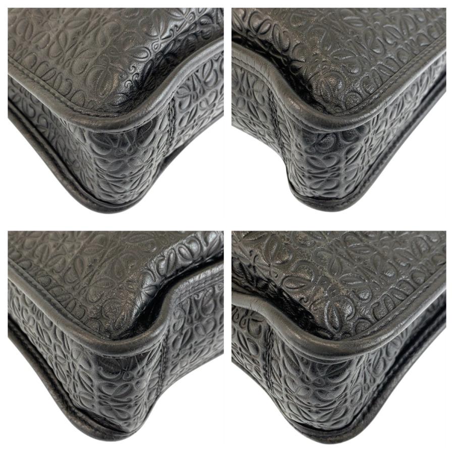 美品 LOEWE ロエベ リピートアナグラム ブラック 黒 シルバー金具 レザー ビジネスバッグ ブリーフケース メンズ 600592 | LOEWE | 03