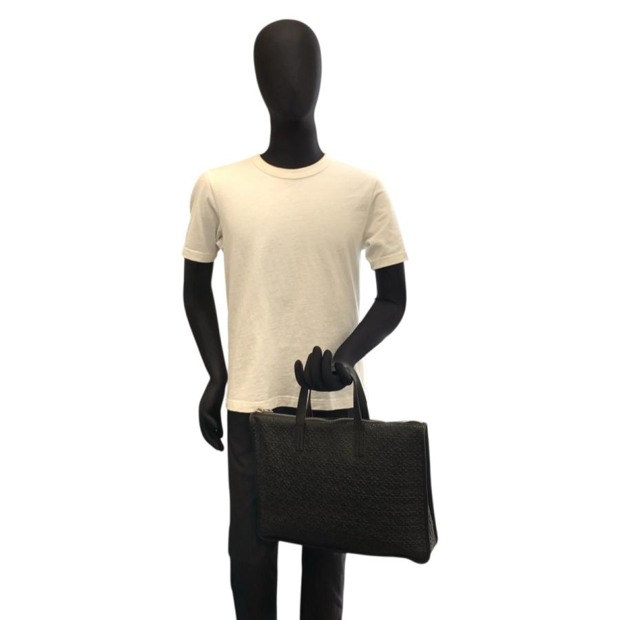 美品 LOEWE ロエベ リピートアナグラム ブラック 黒 シルバー金具 レザー ビジネスバッグ ブリーフケース メンズ 600592 | LOEWE | 05