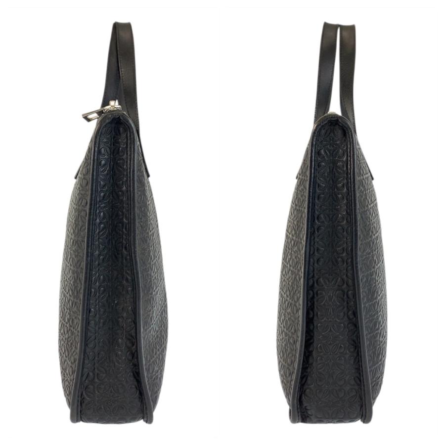 美品 LOEWE ロエベ リピートアナグラム ブラック 黒 シルバー金具 レザー ビジネスバッグ ブリーフケース メンズ 600592 | LOEWE | 06