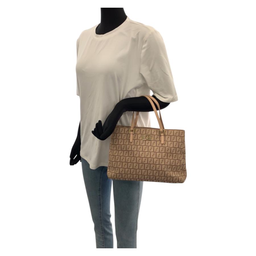 FENDI フェンディ ズッカ柄 ピンク サーモンピンク ゴールド金具 キャンバス/レザー 8BH132 トートバッグ ハンドバッグ 600600 | FENDI | 06
