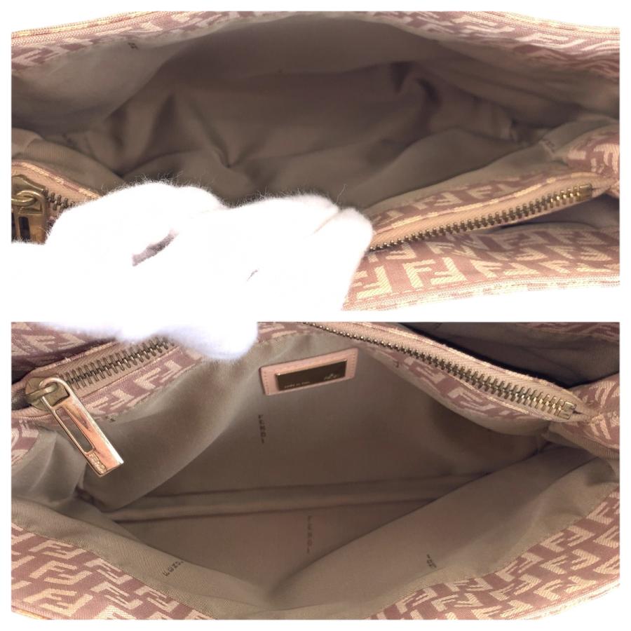 FENDI フェンディ ズッカ柄 ピンク サーモンピンク ゴールド金具 キャンバス/レザー 8BH132 トートバッグ ハンドバッグ 600600 | FENDI | 08