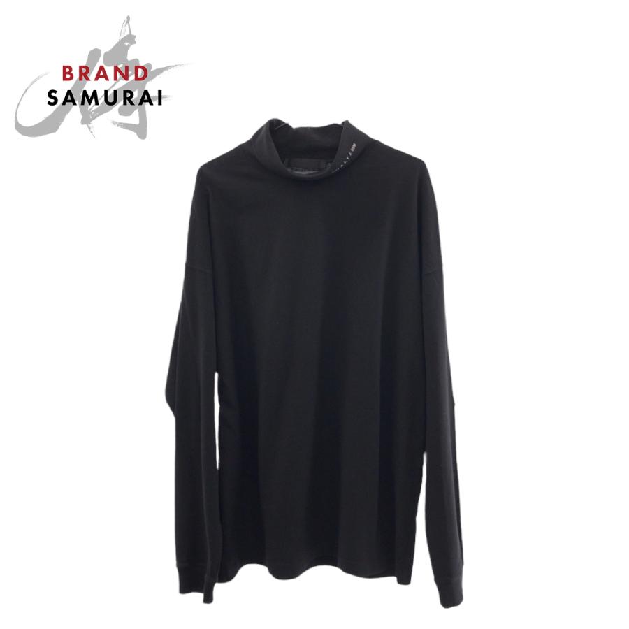 美品 1017 ALYX 9SM アリクス サイズL ブラック ホワイト コットン/ポリエステル 長袖Ｔシャツ タートルネック  メンズ 600607 | 