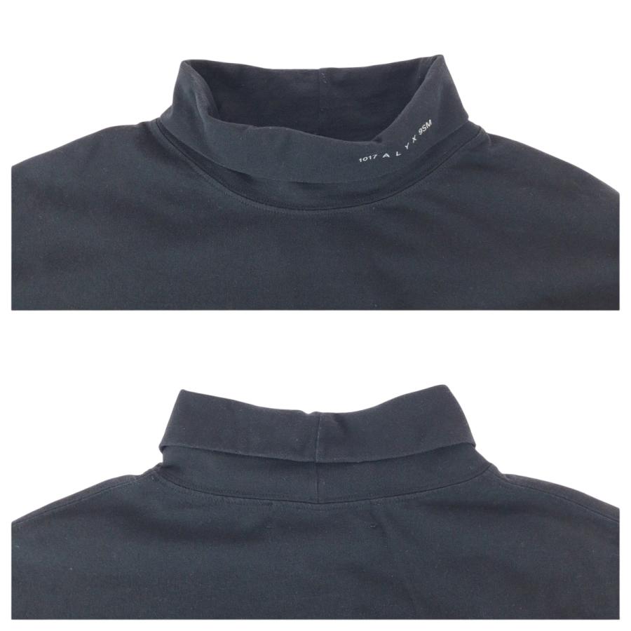 美品 1017 ALYX 9SM アリクス サイズL ブラック ホワイト コットン/ポリエステル 長袖Ｔシャツ タートルネック  メンズ 600607 |  | 02