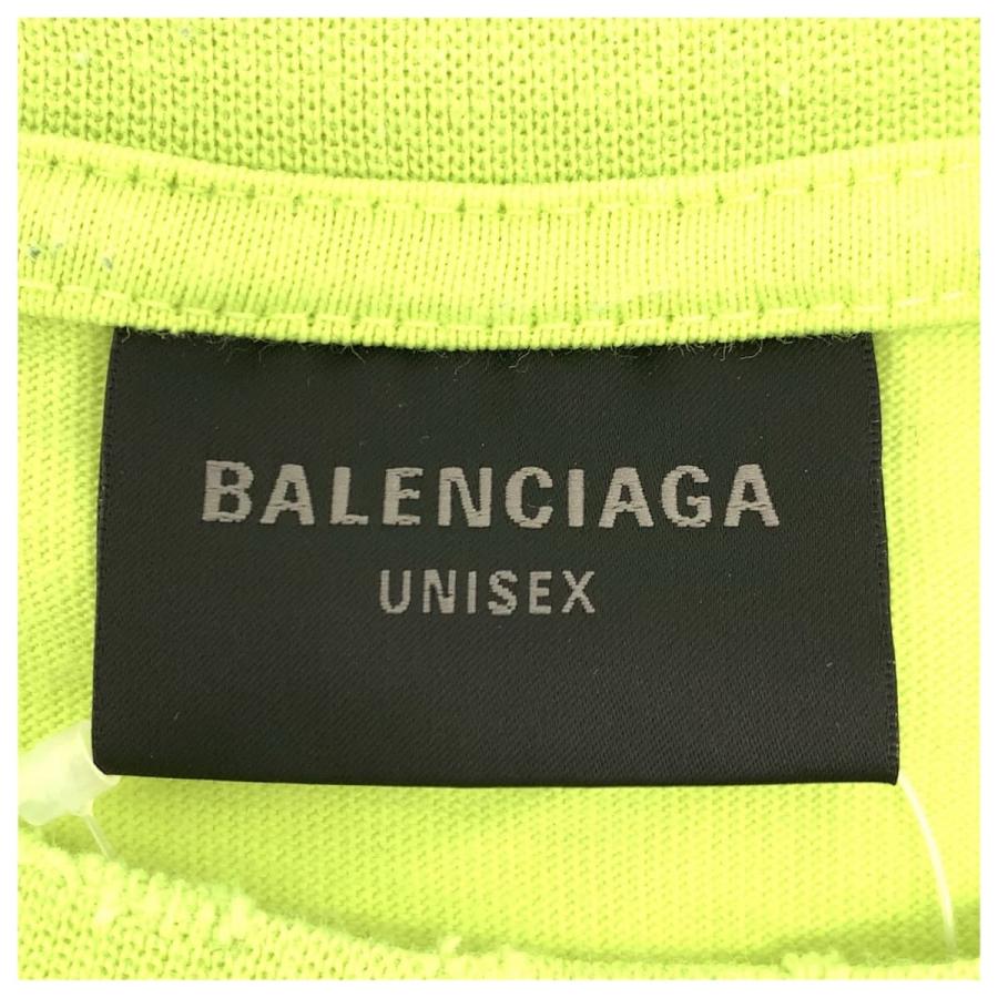 美品 BALENCIAGA バレンシアガ CAPS ボクシーフィット サイズS ライトグリーン ホワイト コットン 651795 半袖Ｔシャツ メンズ 600608 | BALENCIAGA | 05