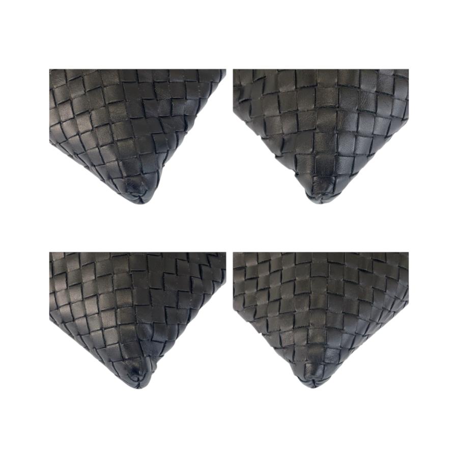 美品 BOTTEGAVENETA ボッテガヴェネタ イントレチャート ブラック 黒