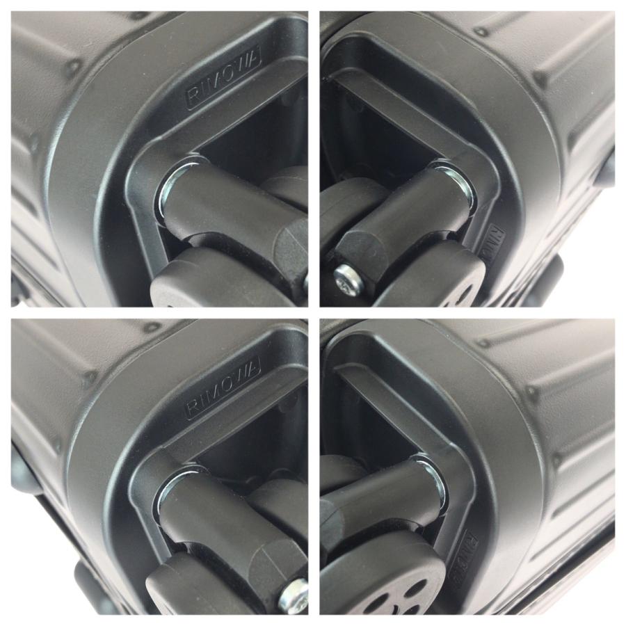 超美品 RIMOWA リモワ エッセンシャル キャビン S ブラック 黒 シルバー金具/ポリカーボネート 83252634 スーツケース メンズ 600627 | RIMOWA | 02