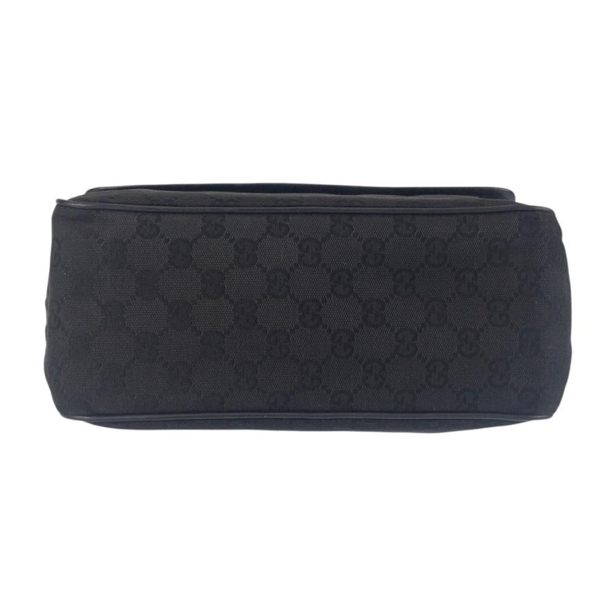 美品 GUCCI グッチ ブラック シルバー金具 GGキャンバス/レザー 28562 ショルダーバッグ メッセンジャーバッグ メンズ 600669 | GUCCI | 09