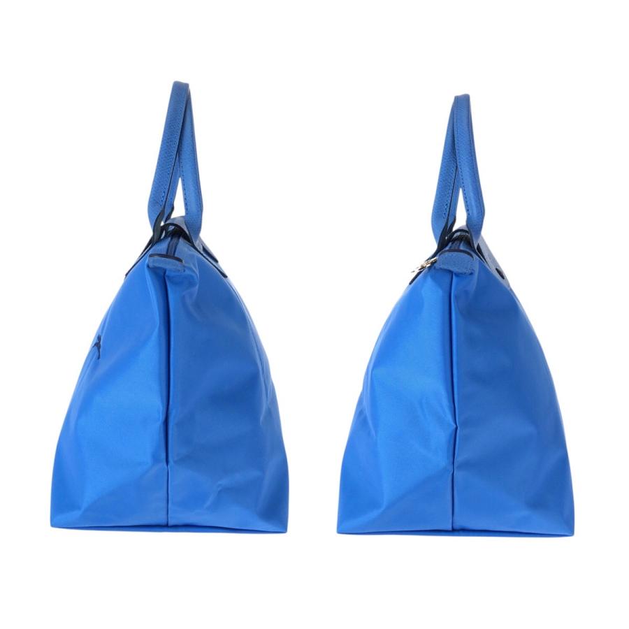 LONGCHAMP（ロンシャン） 美品 ル プリアージュ M ブルー シルバー金具