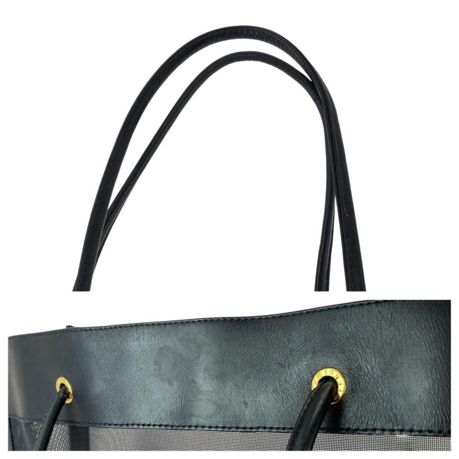 FENDI（フェンディ） 美品 FFロゴ ブラック 黒 ゴールド金具 レザー